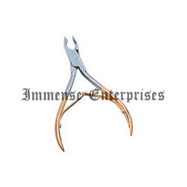 Cuticle Nipper Half Gold